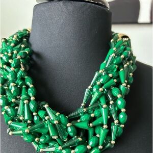 Emerald green necklace